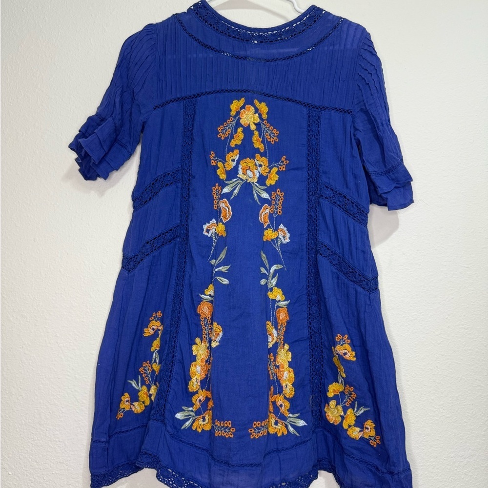 Free people Perfectly Victorian Dress in Bluebird